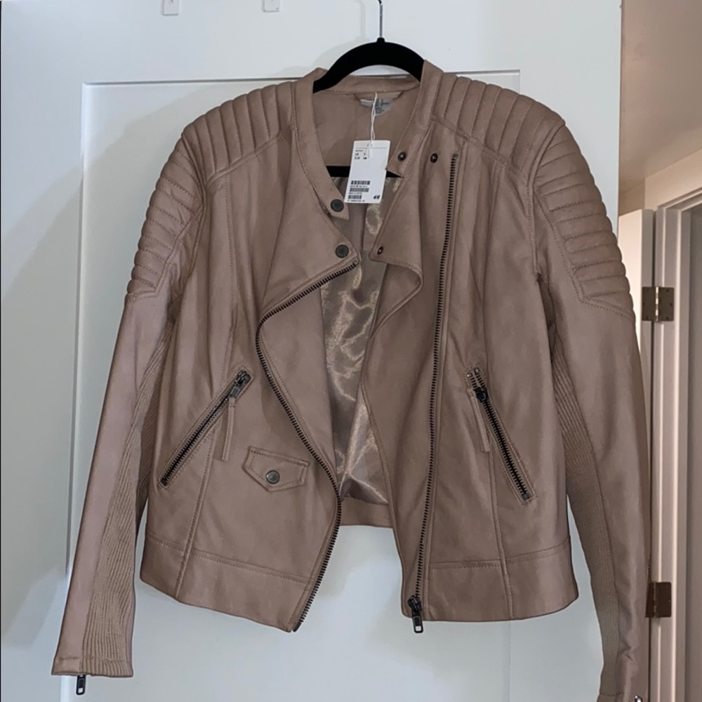 Vegan leather jacket